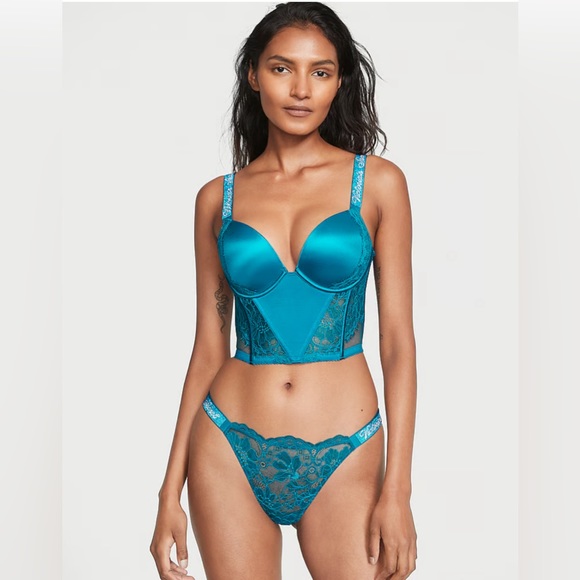 Victoria’s Secret VERY SEXY
Shine Strap Lace Push-Up Corset Top -NEW - Picture 3 of 5